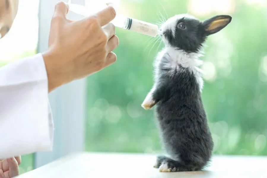 can rabbits drink milk