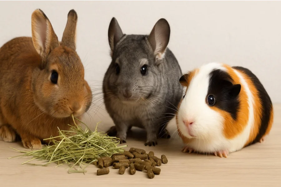 Illustration of Guinea Pig And Rabbit Food Storage Tips